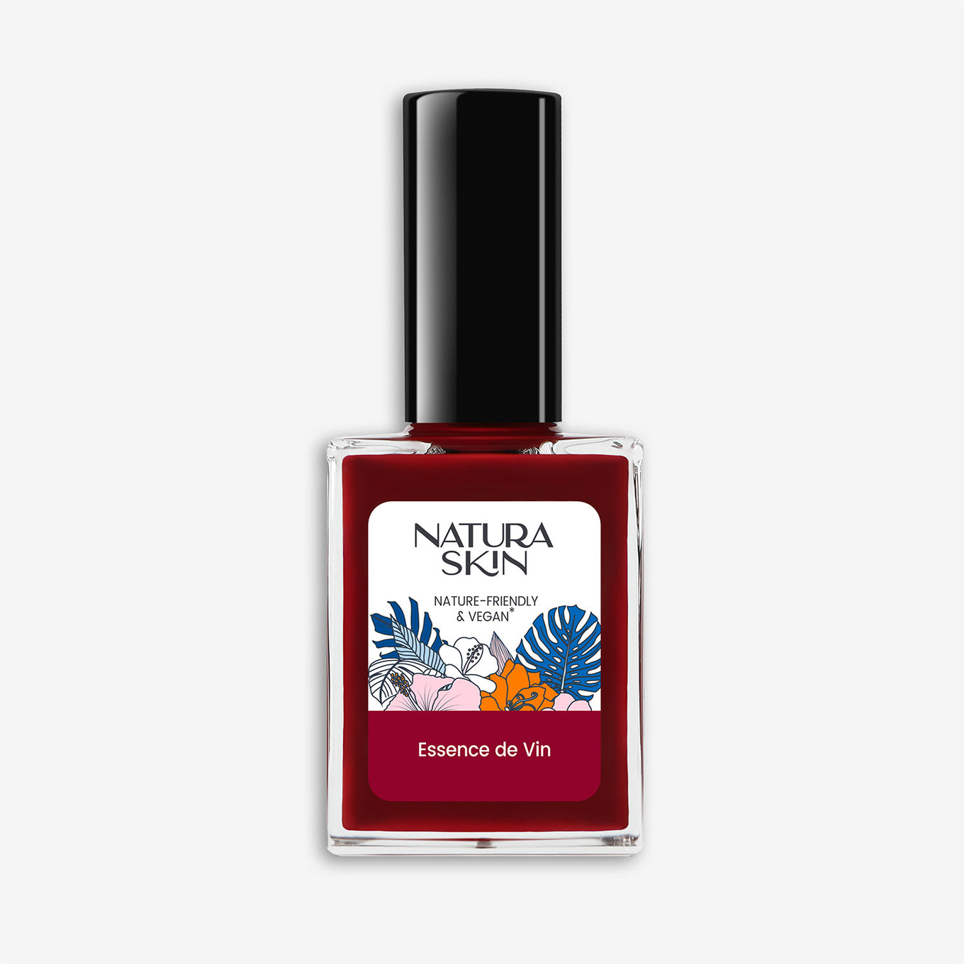Vernis à ongles bio sourcé couleur essence de vin