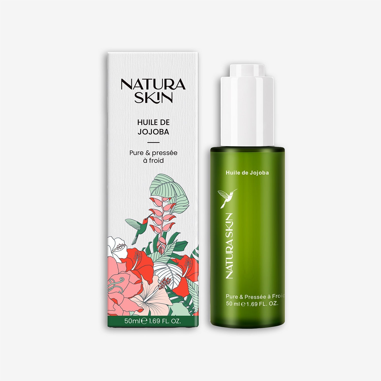 Huile de jojoba pure 50ml pressée à froid Natura Skin