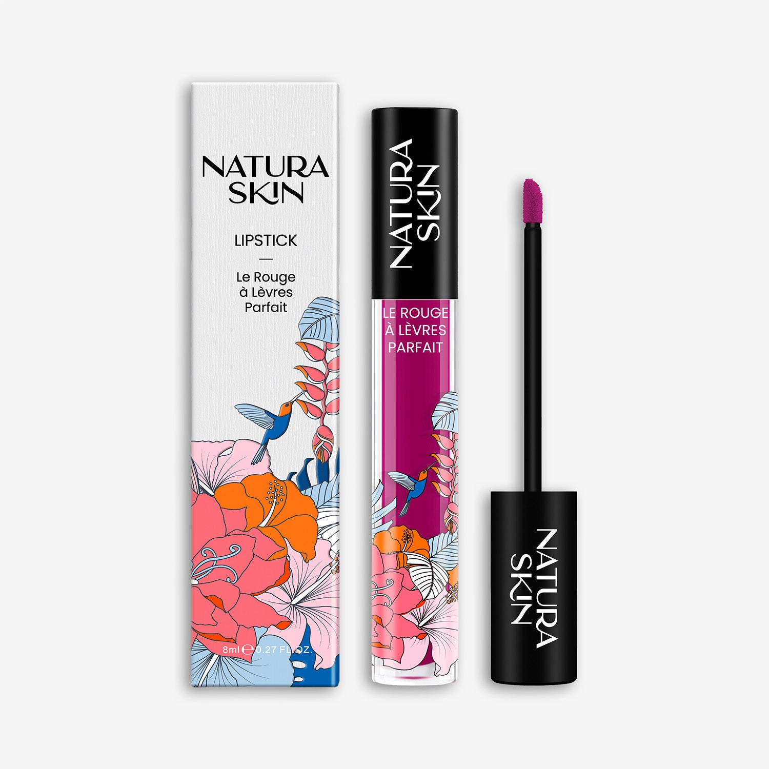 Rouge à Lèvres Mat Liquide Fuchsia Floral