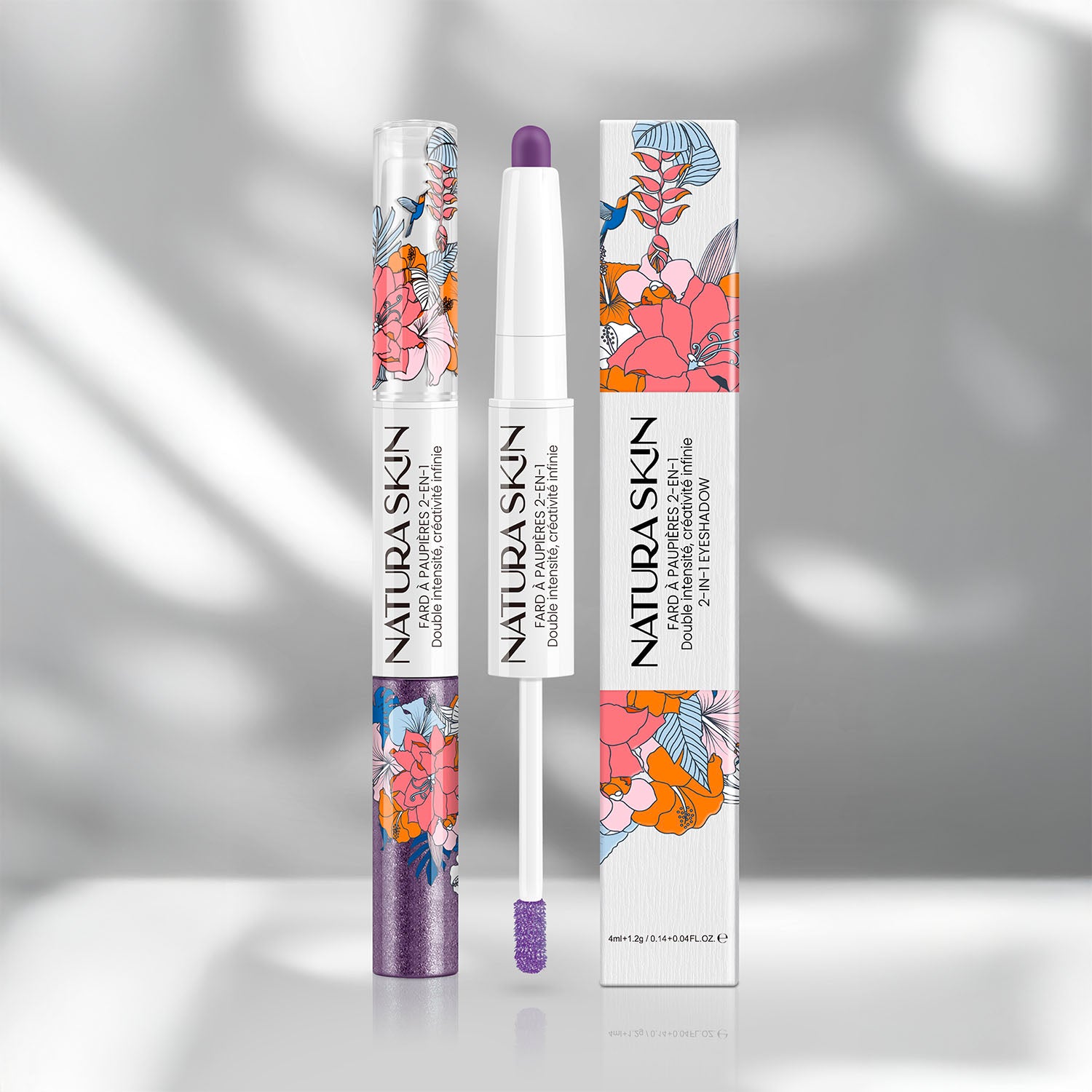 Fard à Paupières 2-en-1 Violet Étoilé - Intensité et Brillance