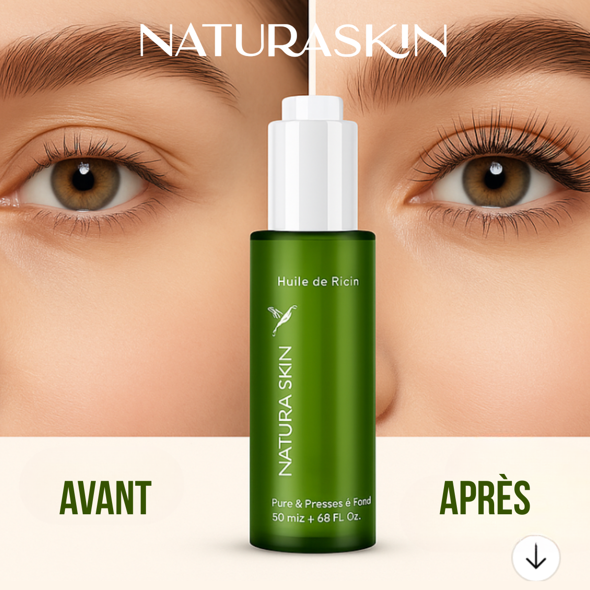 Application huile de ricin cheveux en masque fortifiant longueurs et pointes