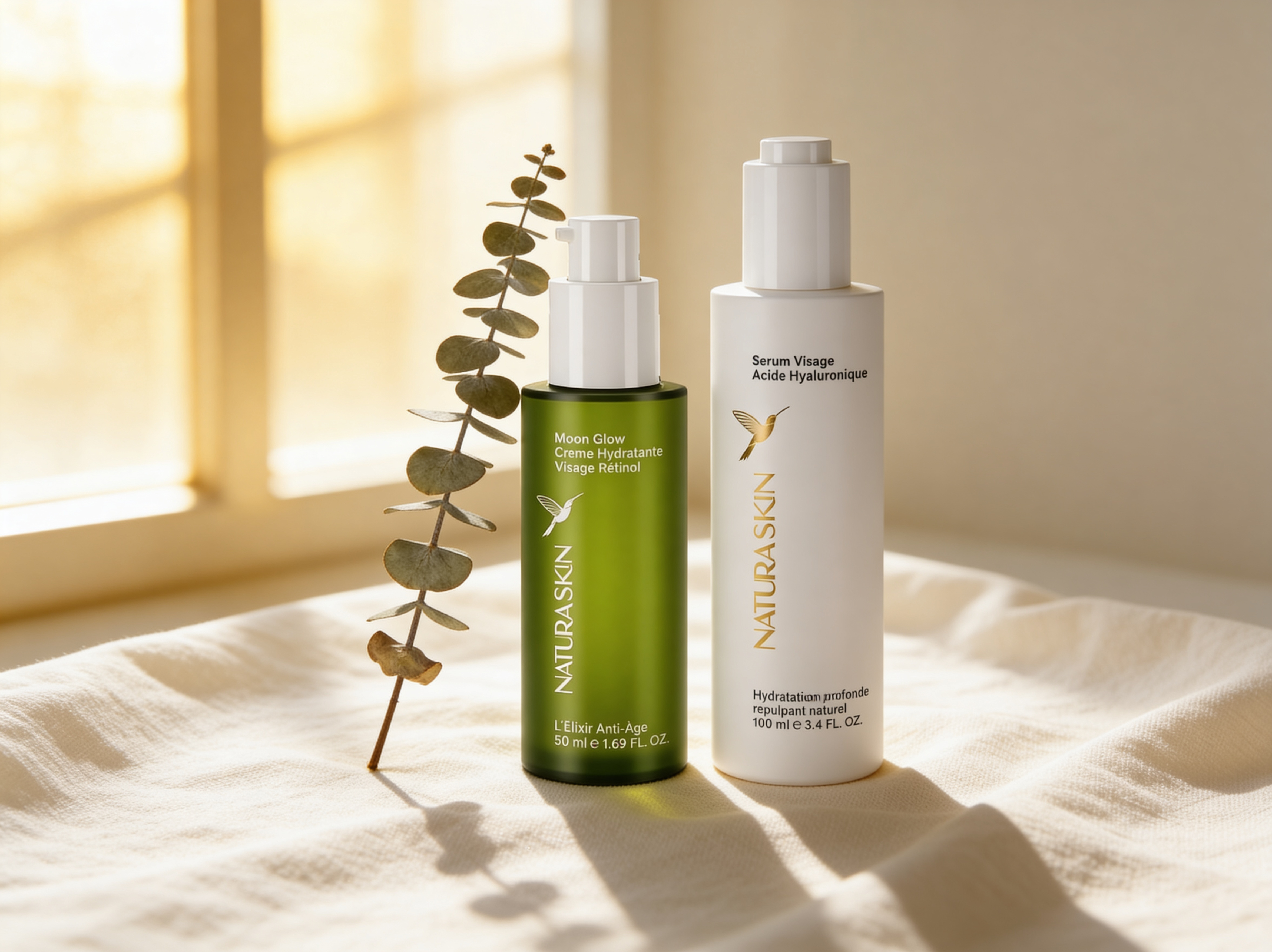 Duo anti-rides crème rétinol sérum hyaluronique