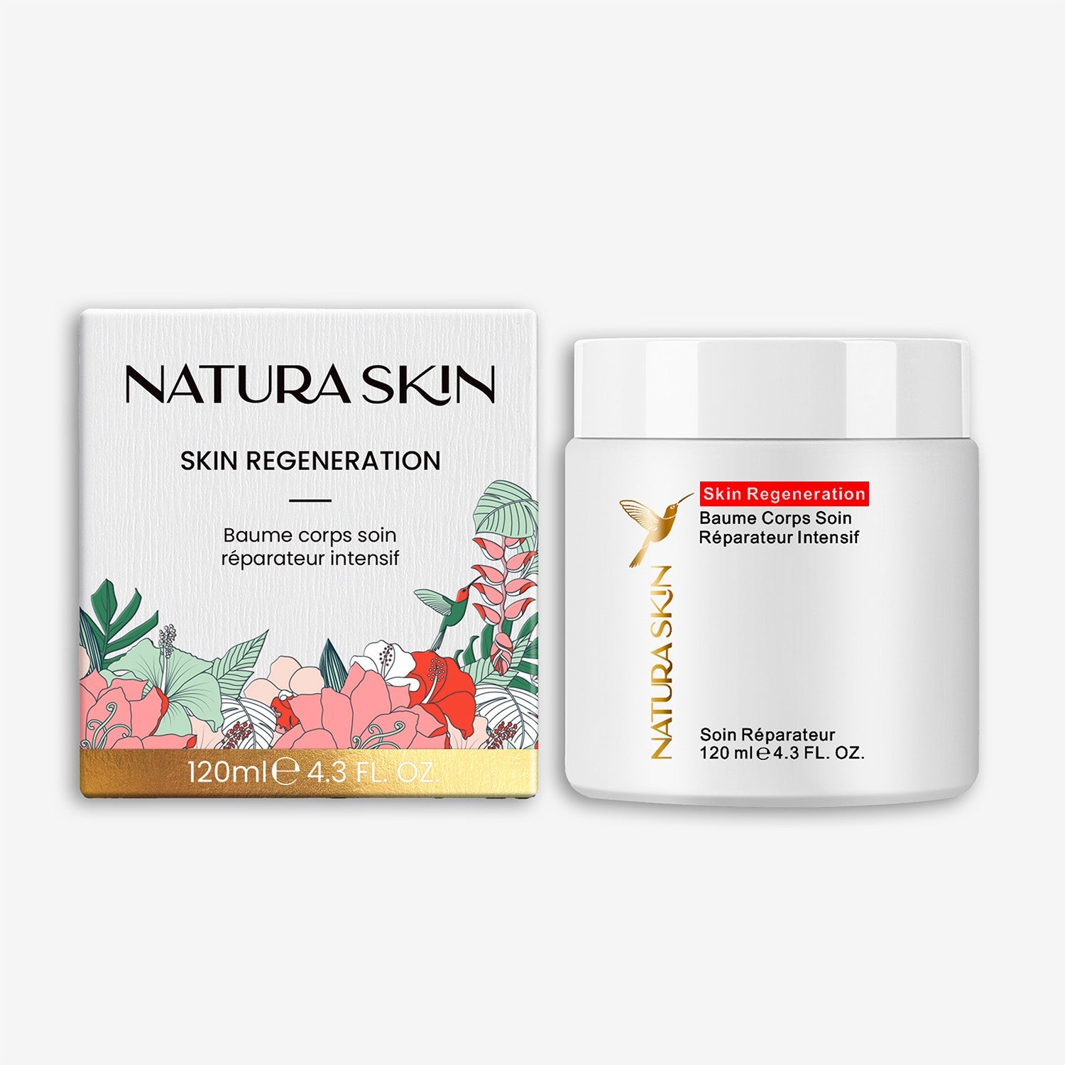 Baume corps réparateur végane 100ml karité Natura Skin