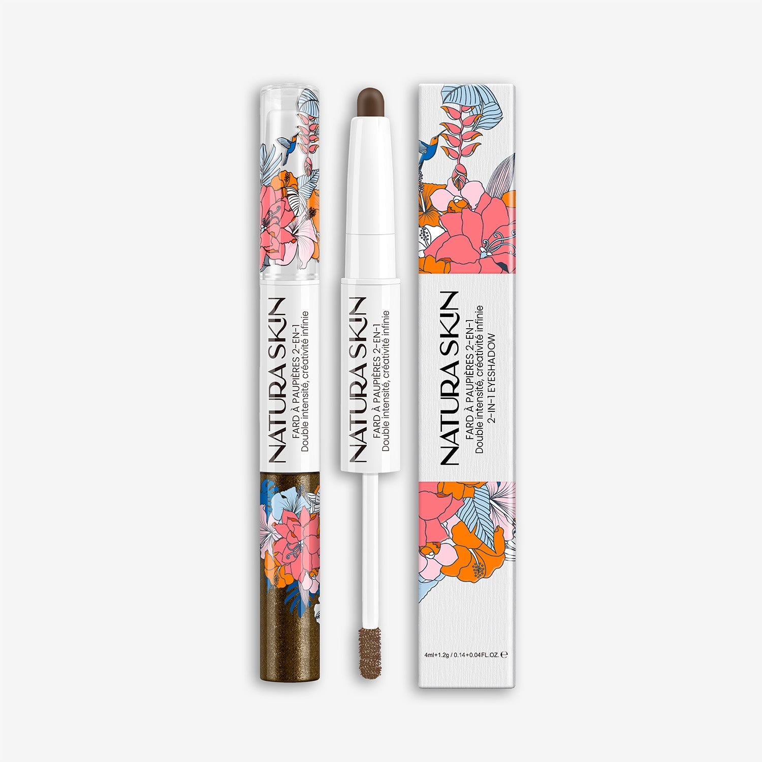 Fard à paupières crème 2 en 1 shimmer 12 teintes Natura Skin