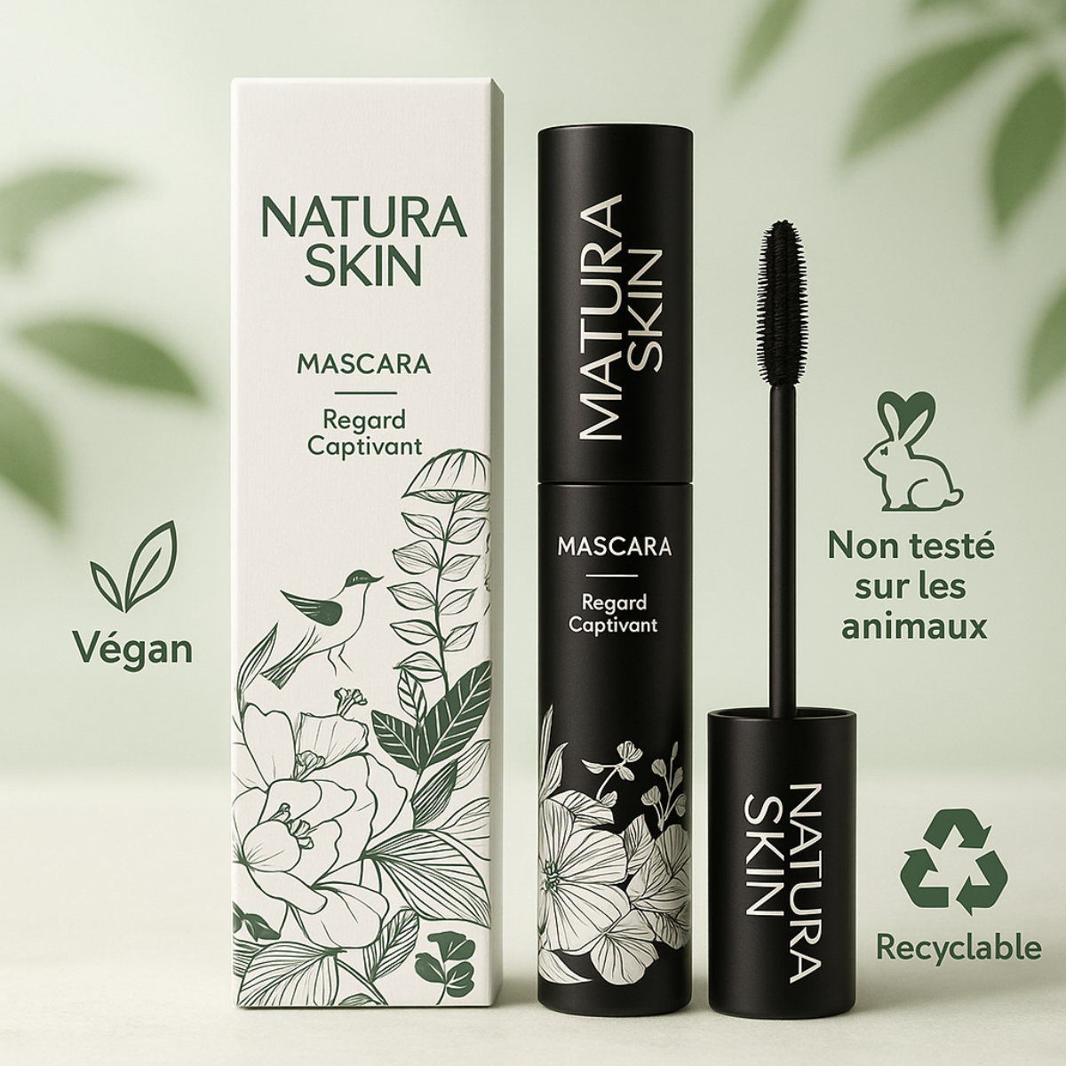 Mascara waterproof Volume XXL densifiant fibres bambou