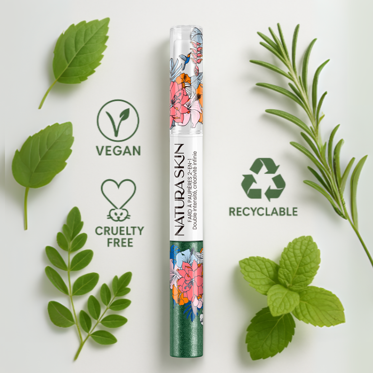 Fard Paupières Crème 12 Teintes - Natura Skin - visuel 90
