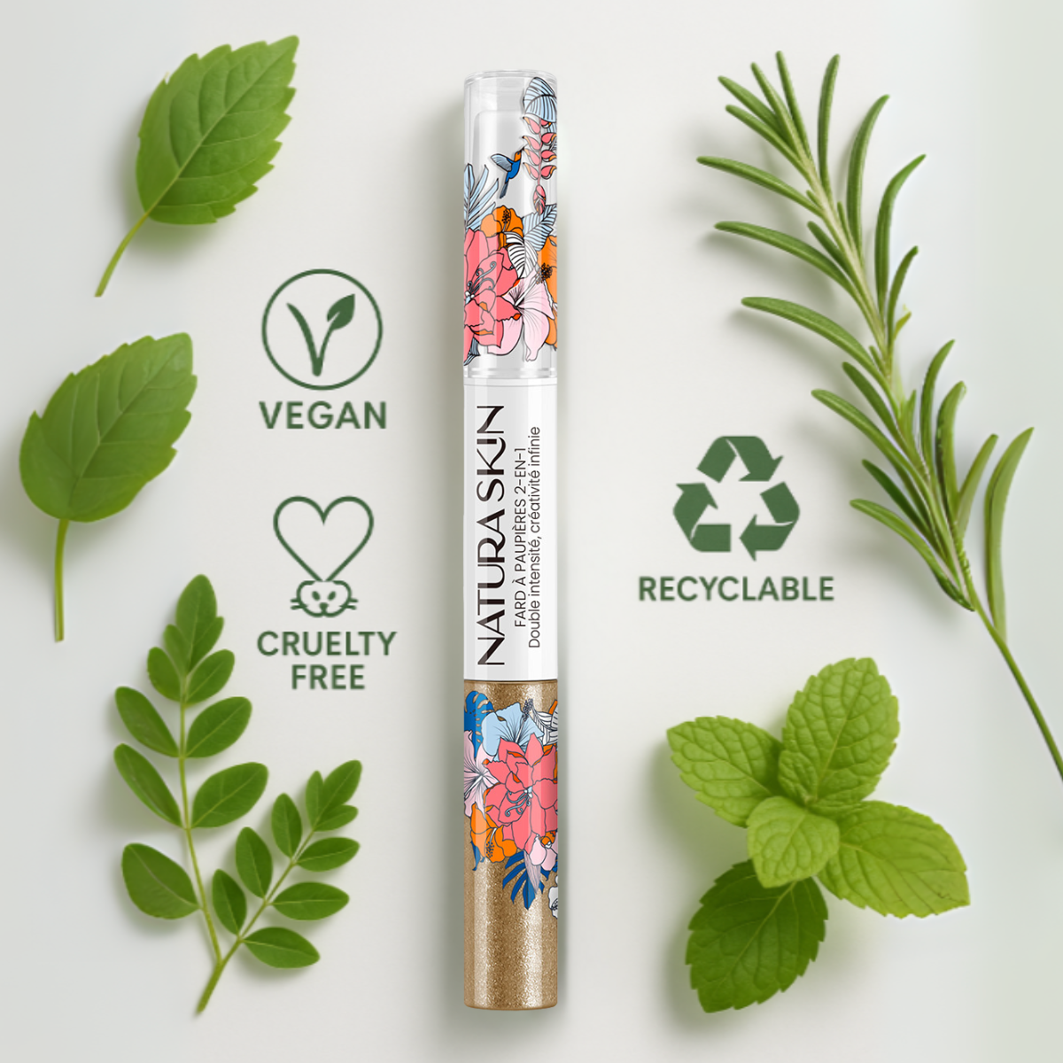 Fard Paupières Crème 12 Teintes - Natura Skin - visuel 46