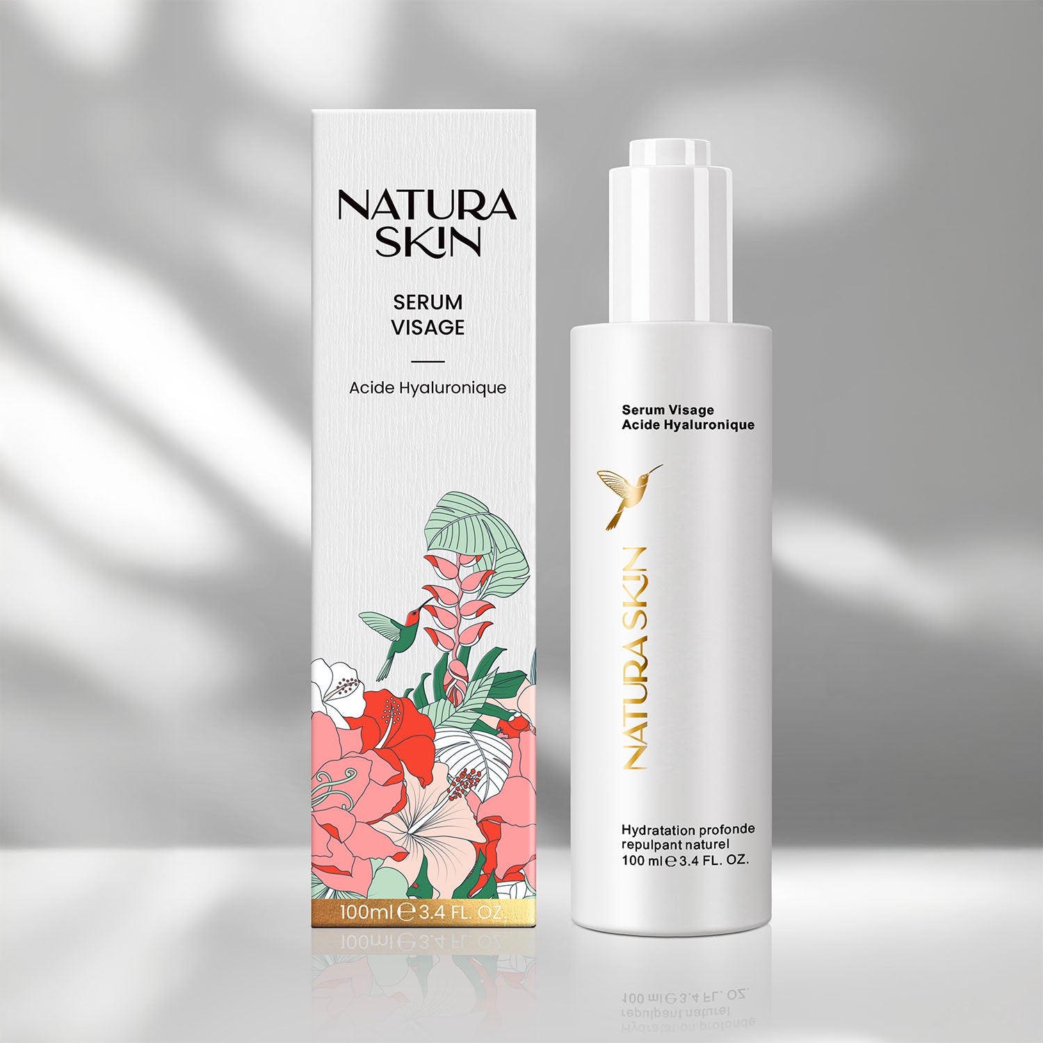 Sérum visage hydratant intensif à l’acide hyaluronique