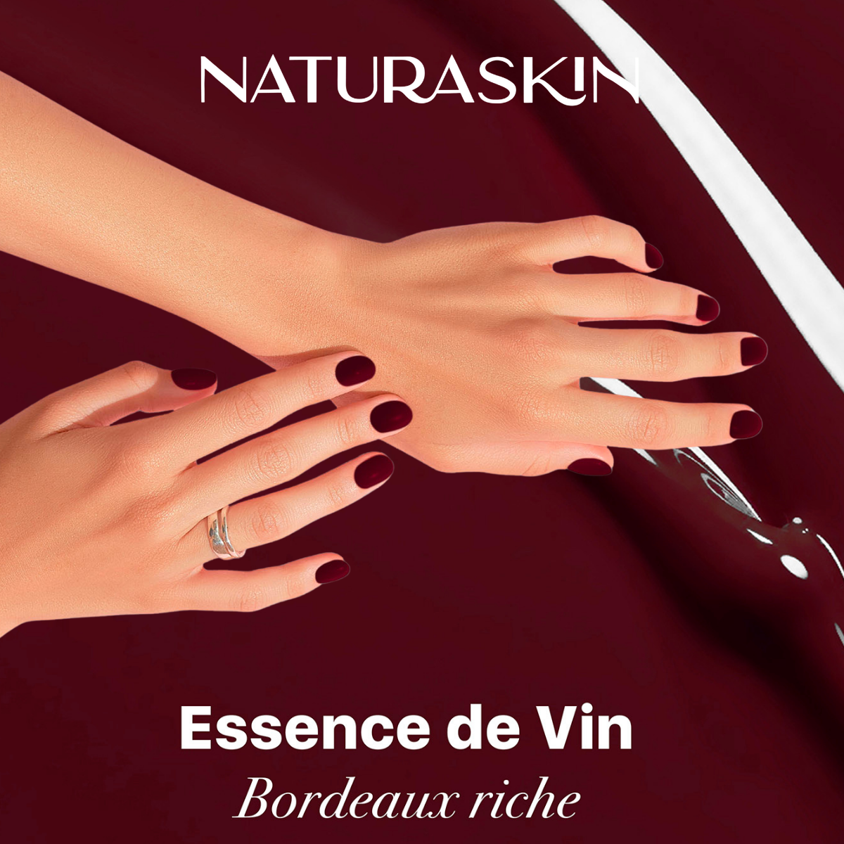 Couleur rouge sombre offrant éclat et sophistication