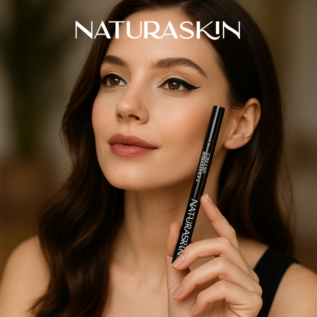 Eyeliner pointe feutre fine 0.4mm trait précis net