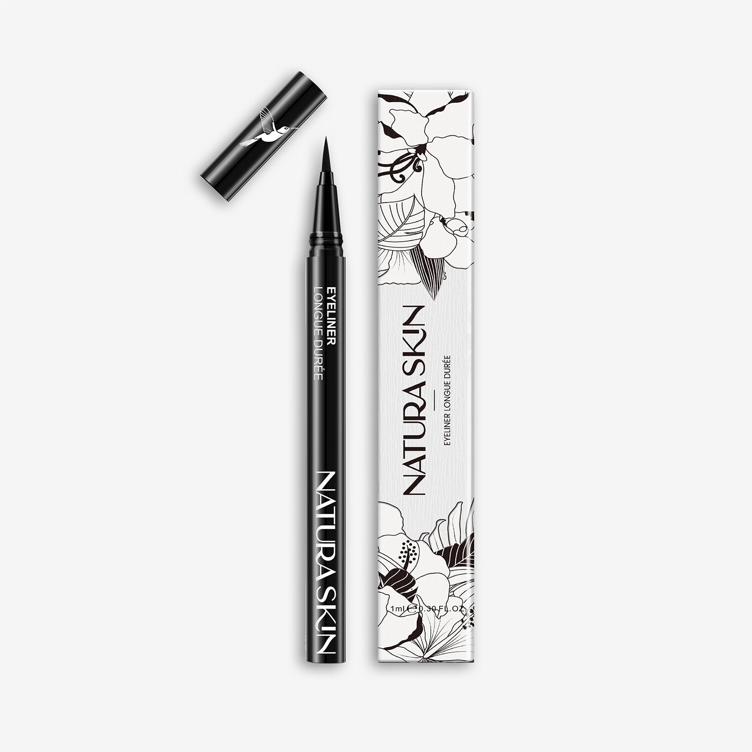 Eyeliner feutre noir waterproof 24h pointe fine précision Natura Skin