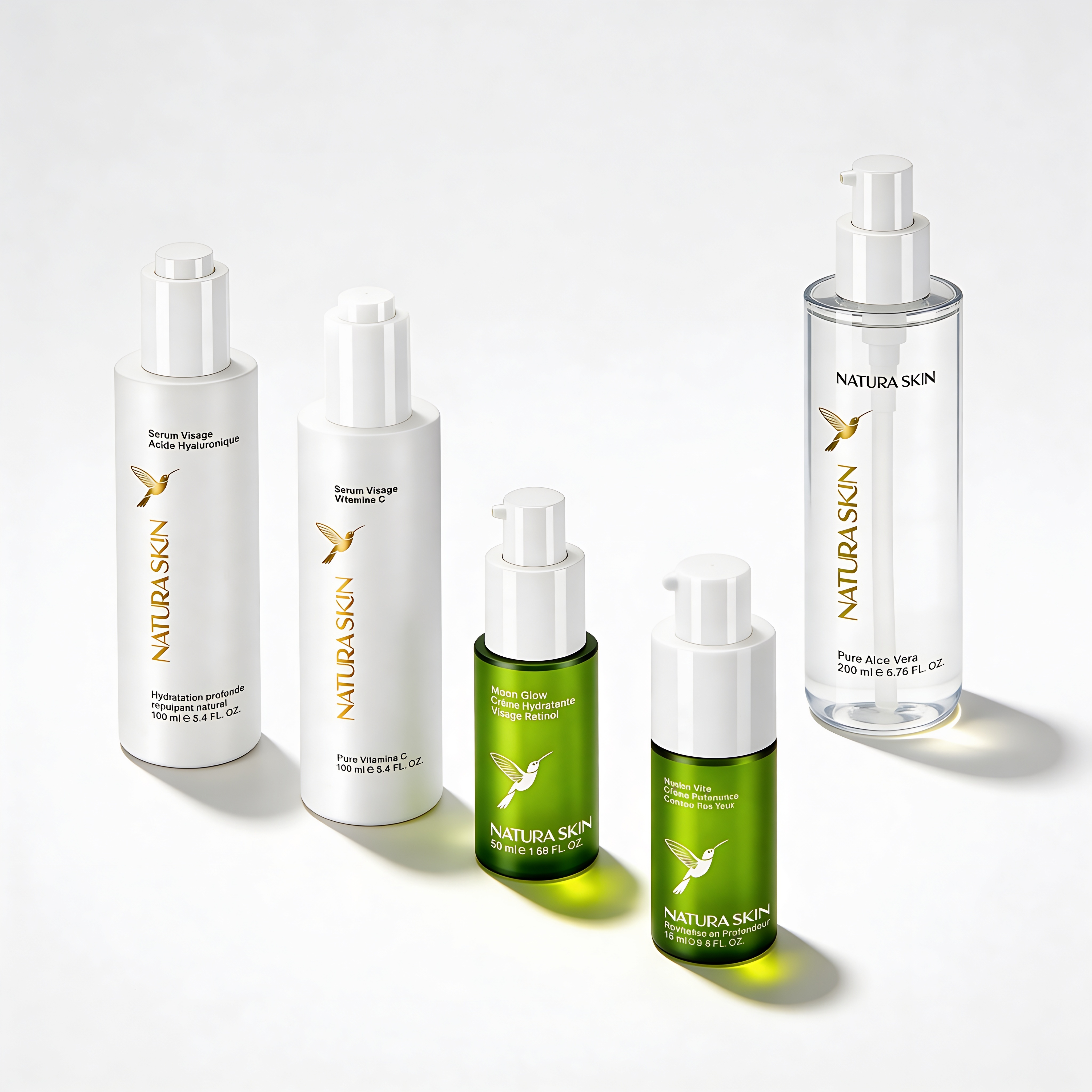 Coffret soin visage complet 5 produits Natura Skin