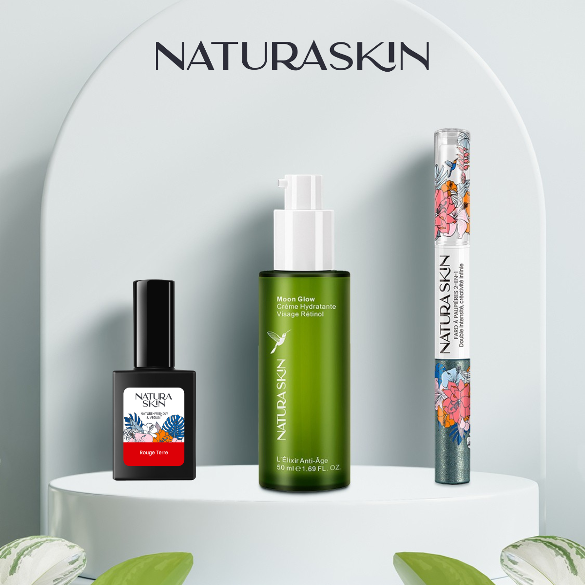 Vernis gel rouge naturel offrant éclat et intensité